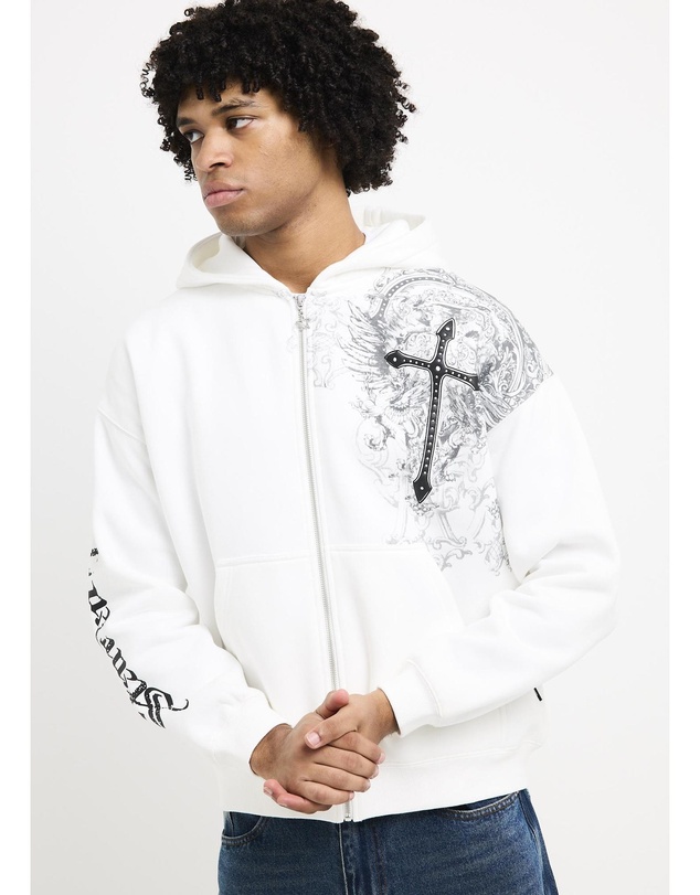 Standard - Crucifix Zip Hoodie