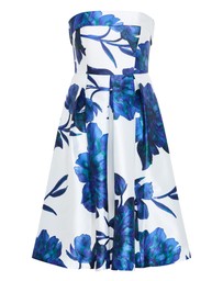 City Chic - Tiffany Bloom Strapless Midi Dress