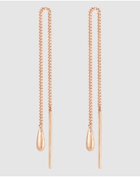 Elli Jewelry - Earrings Hanger Drop 925 Sterling Silver Rosegold