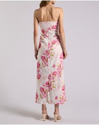 David Lawrence - Argon Strapless Linen Dress