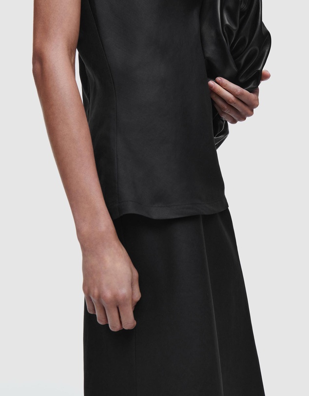 COS - Linen-Blend Midi Column Skirt