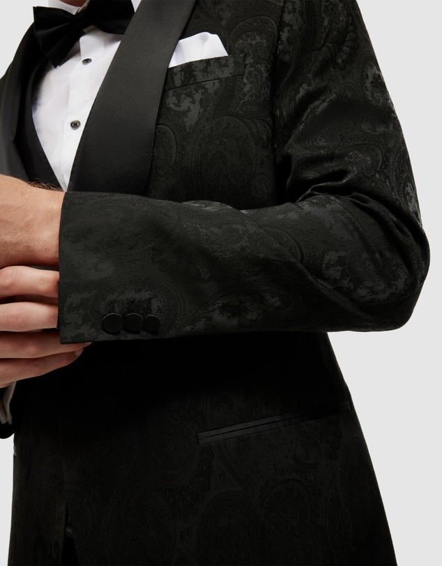 Politix - Paisley Black Tie Tuxedo