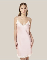 Papinelle - Annabelle Satin Lace Mini Slip