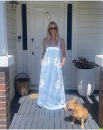 Esther & Co - Holden Dress - Blue Floral