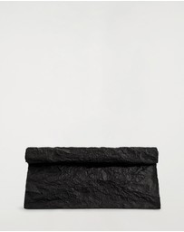 COS - Folded Oversized Crinkled Clutch Bag