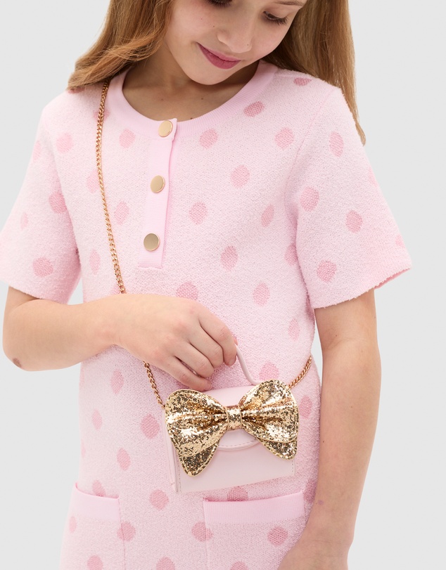 Seed Heritage - Micro Glitter Bow Bag