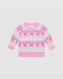 Huxbaby - Apres Ski Fairisle Pullover - ICONIC EXCLUSIVE - Babies-Kids