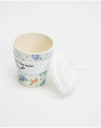 itti bitti - 240ml Reusable Baby Cino Cup With 1 Straws - Crush