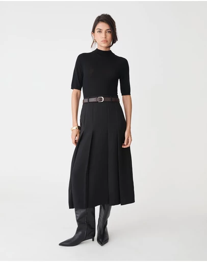 Forcast - Evelyn Pleated Skirt