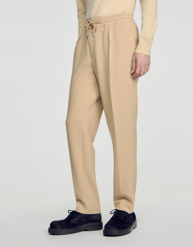 Sandro - Jersey Pli Pants