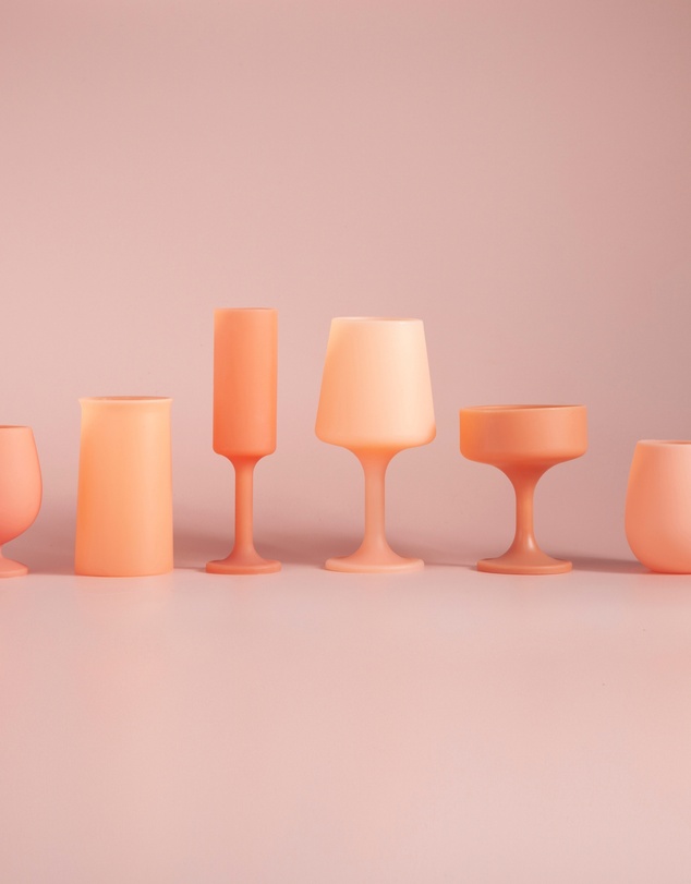 porter green - seff | silicone unbreakable champagne flutes