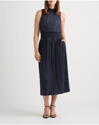 David Lawrence - Tauri Pleat Jersey Dress