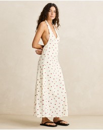 Rhythm - Mila Floral Halter Neck Maxi Dress