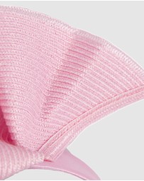 Max Alexander - Large Wavy Pink Racing Fascinator