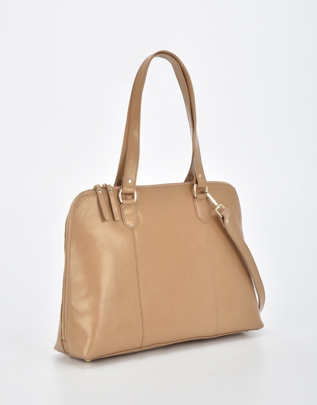 Cobb & Co - Fawkner Structured Leather Business Bag