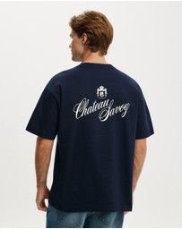 Cotton On - Box Fit Text T-Shirt