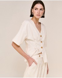 Staple the Label - Sable Top