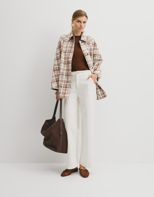 Country Road - Plaid Swing Coat