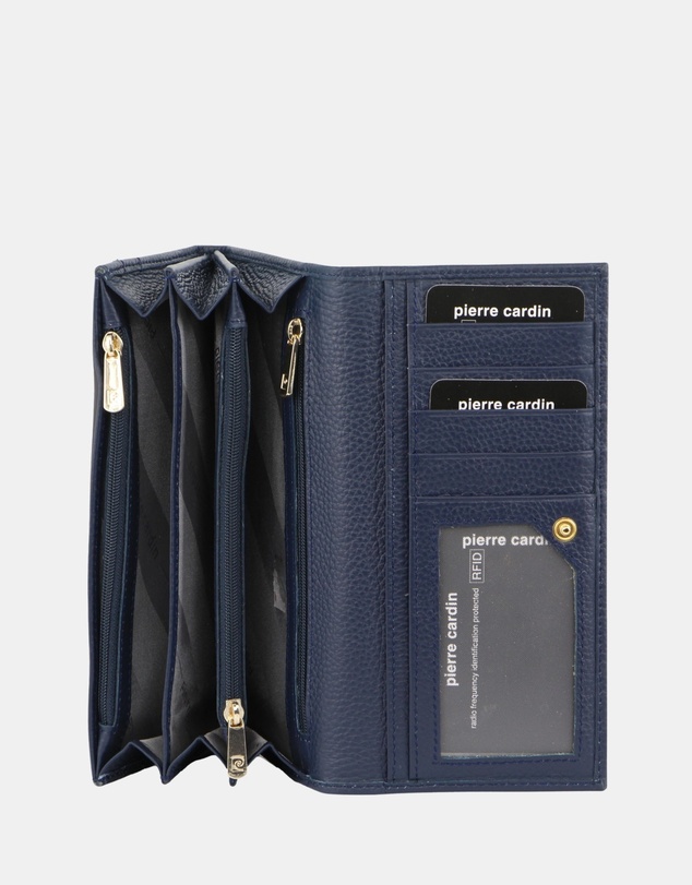 Pierre Cardin - Pierre Cardin Rustic Leather Ladies Wallet