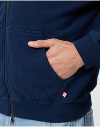 S Double - Cursive Zip Hoodie