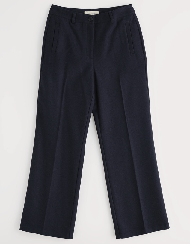 Seasalt - Lowena Wool-blend Straight Leg Suit Trousers