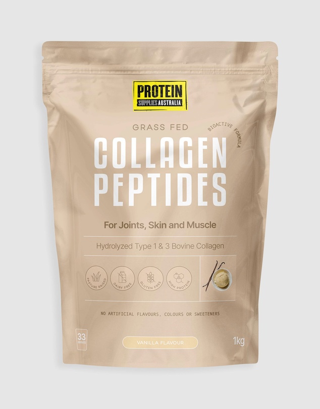 Protein Supplies Australia - Vanilla Collagen Peptides - 1kg