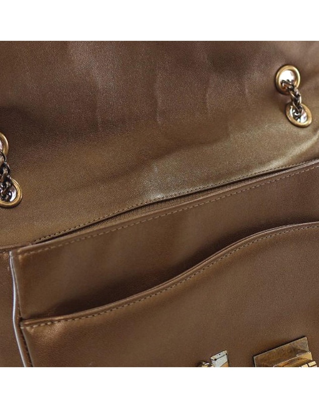 Pre-Loved by Azura Reborn - Pre-Loved Paris Byzance Gripoix Bijoux Reissue 2.55 Calfskin Single Flap 225