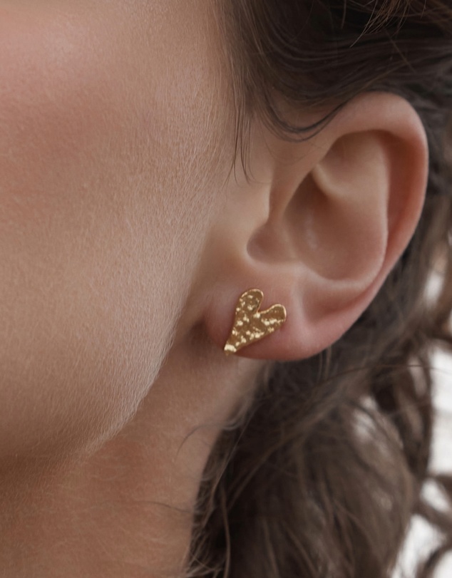 Native Sol - Rivellia Heart Earrings