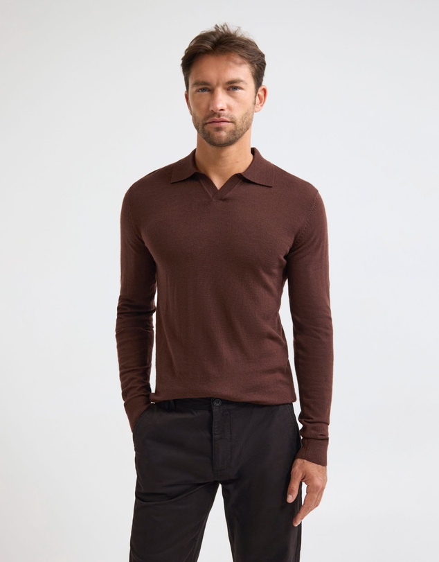 Oxford - Blair Polo Collar Merino Knit