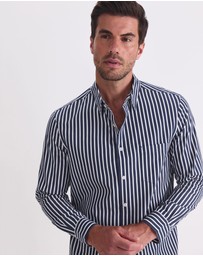 Sportscraft - Ryan Long Sleeve Stripe Shirt