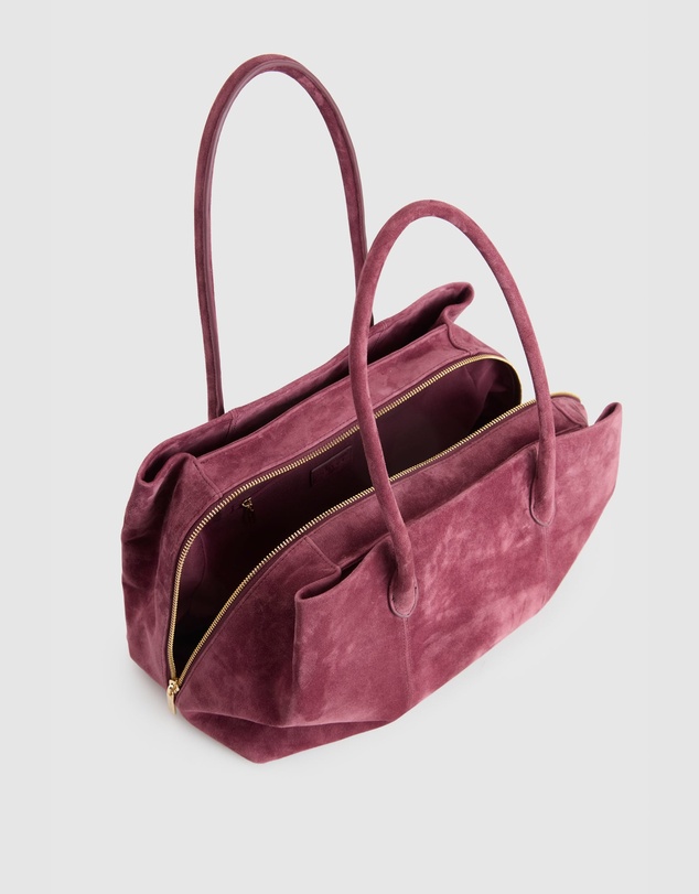 Evity - Noemie Leather Suede Tote Bag