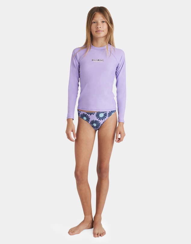 Billabong - Girls 8 to 16 heat Wave Long Sleeve Rash Vest