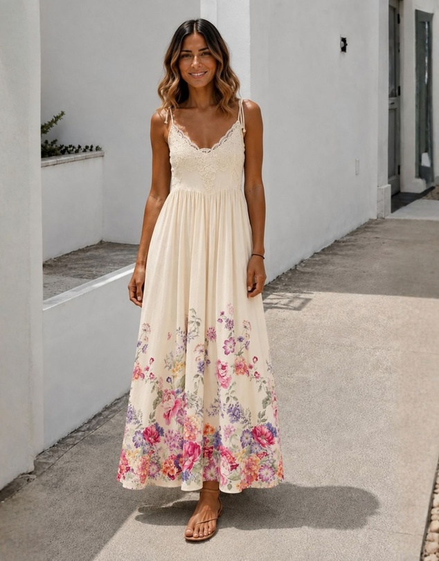 Esther & Co - Darlene Dress - Ethereal Fields