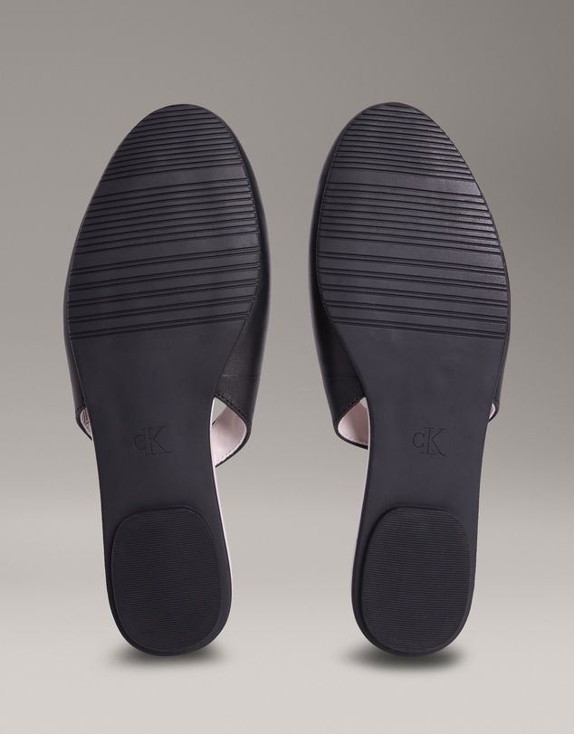 Calvin Klein - Leather Slingback Ballerinas