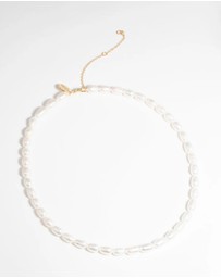 Lovisa - Gold Plated Necklace with Freshwater Pearls