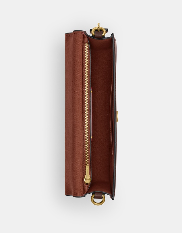 Coach - Refined Calf Leather Elora Top Handle Crossbody Bag