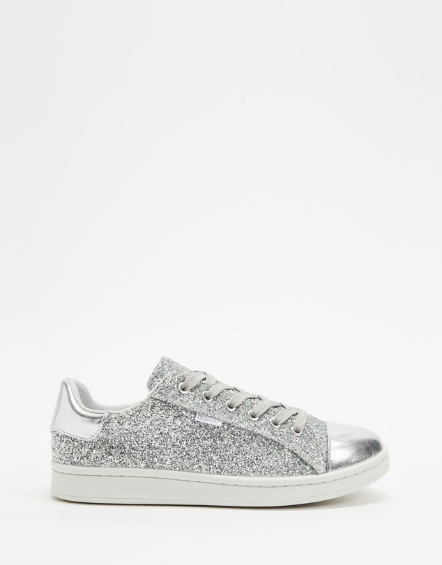 Holster - Starlite Vegan Glitter Sneaker - Silver - Women's