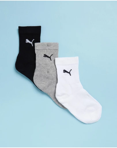 Puma - Crew Socks 3PK - Kids