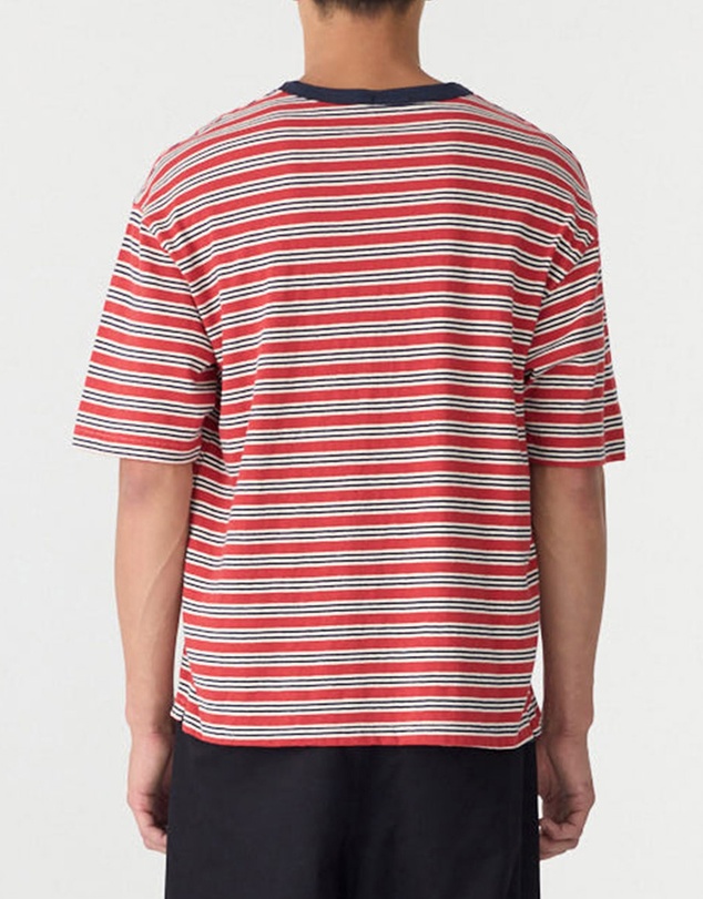 Bassike - Stripe Boxy T-Shirt