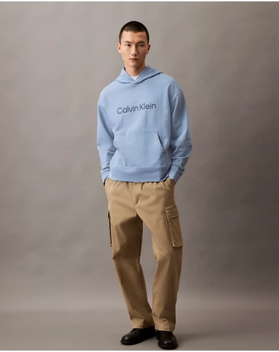 Calvin Klein - Standard Logo Relaxed Hoodie
