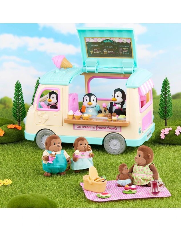 Lil Woodzeez - Scoops Ice Cream Truck Truck Playset