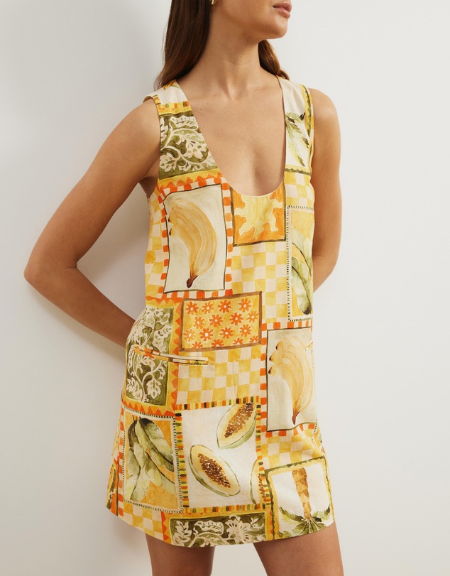Atmos&Here - Luna Linen Blend Mini Dress