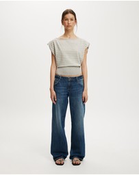 Cotton On - Everfine Short Sleeve Batwing Knit