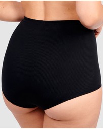 Sans Complexe - Ariane Essential Ribbed Microfibre High Waist Shaping Brief