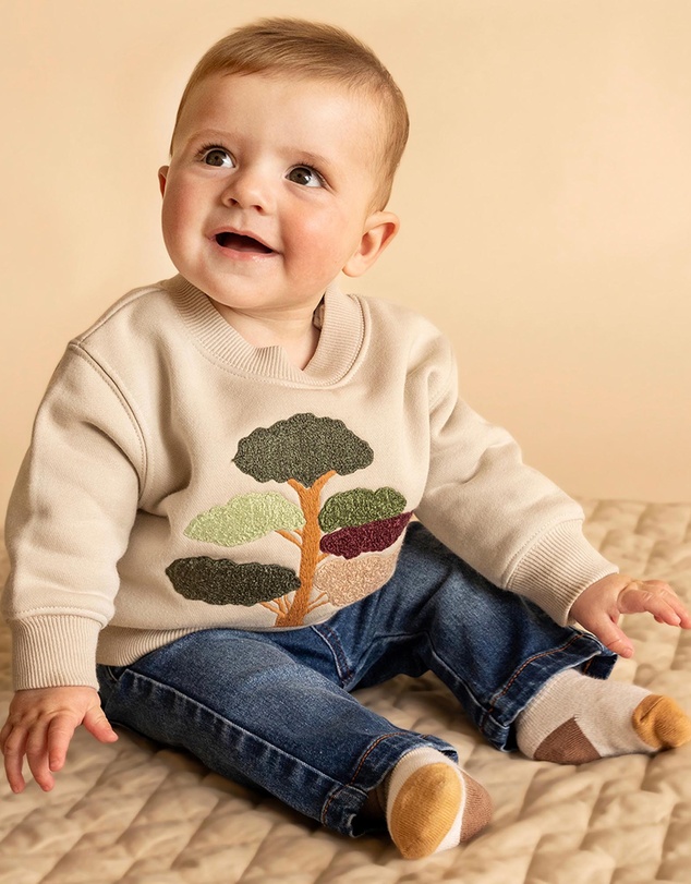 Fox & Finch - Wild Side Boucle Sweatshirt - Babies
