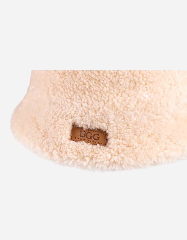 Ozwear Connection Uggs - Ugg Curly Sheepskin Bucket Hat