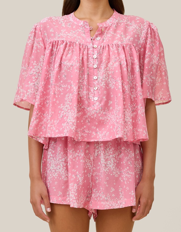 Papinelle - Cheri Blossom Gathered Top