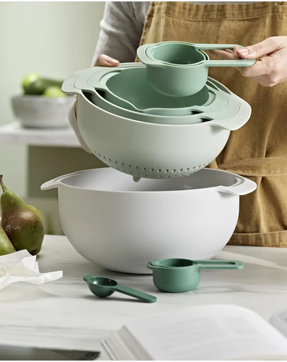Joseph Joseph - Nest™ 9 Plus Food Preparation Set - Editions (Sage)