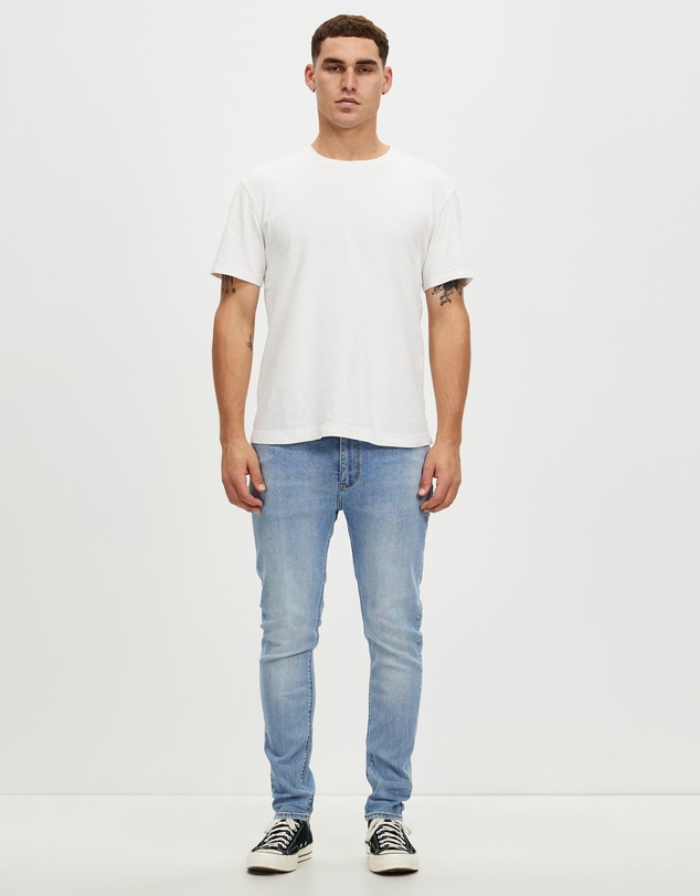 Abrand - A Dropped Skinny Turn Up Jeans