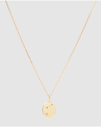 Luna Rae - Solid Gold - Stars of Aries Diamond Necklace